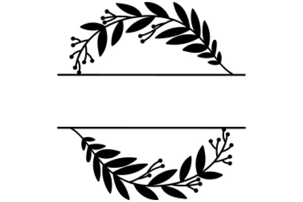 Elegant Artwork: A Simple yet Beautiful Laurel Wreath