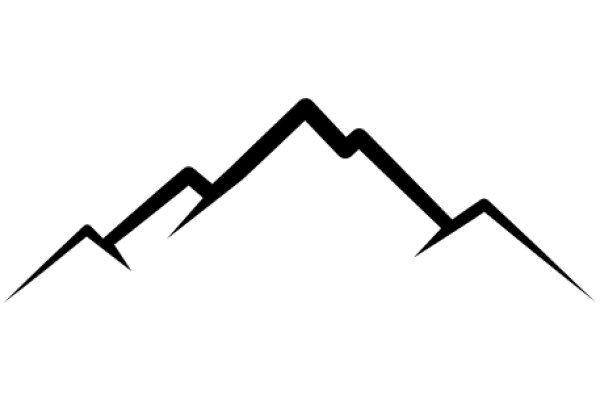 Simplistic Mountain Icon