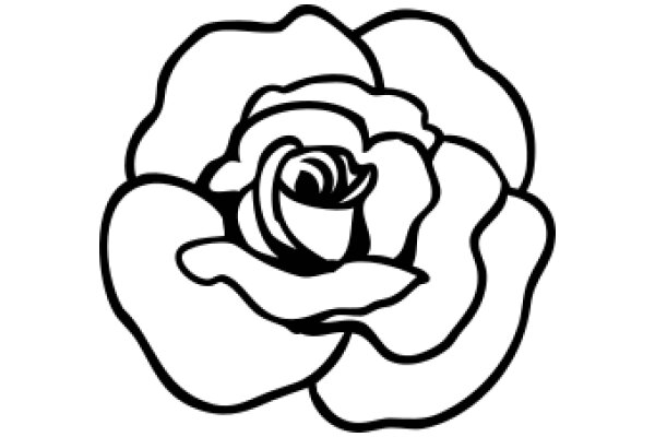 A Rose in Full Bloom: A Illustration