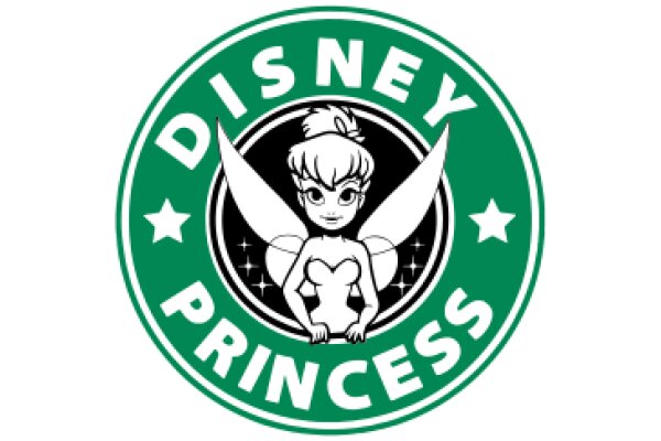 Disney Princess Logo with a Star and a Character