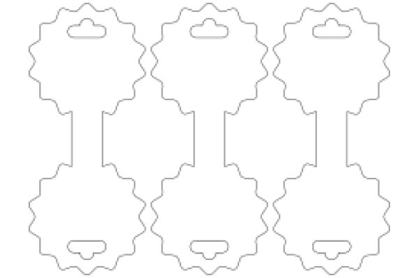 A Collection of Empty Keyhole Designs