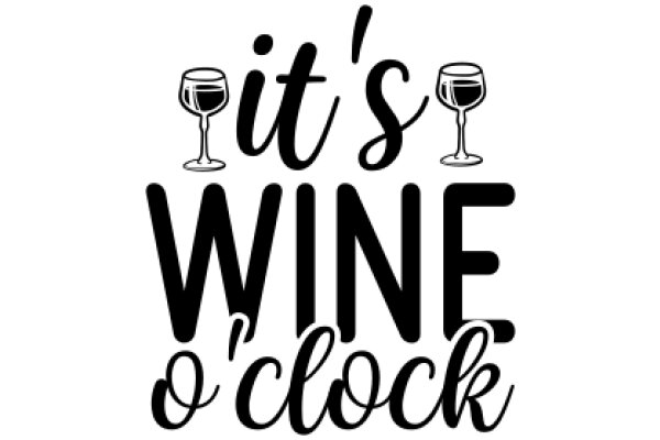 It's Wine O'Clock: A Playful Take on Time Management