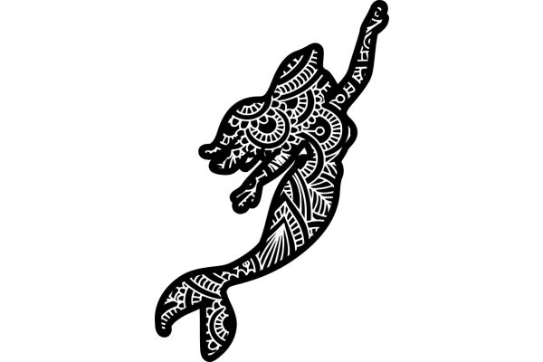 Stylized Tattoo Design of a Horse