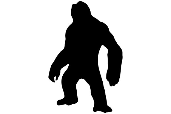 Silhouette of a Sasquatch