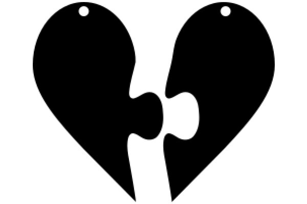 Silhouette of a Heart and a Nose