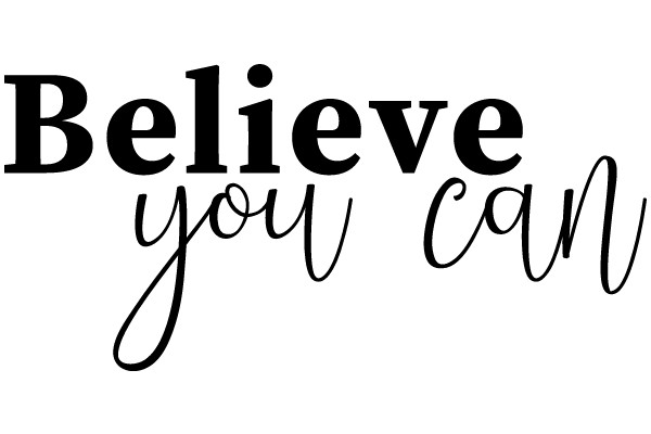 Inspirational Quote: Believe You Can