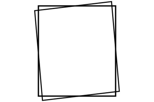 Minimalist Art: A Square with Four Corners