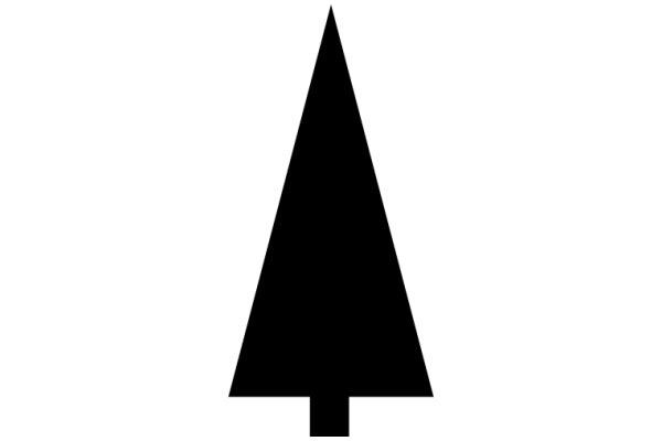 A Solid Black Triangle