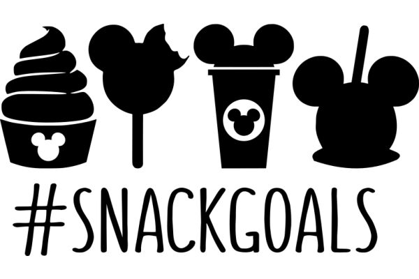 A Playful Display of Snack Goals: A Visual Guide to Healthy Eating