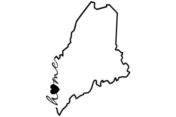 A Map of a State with a Heart-shaped Signature