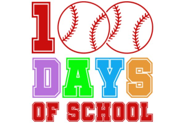 Celebrating 100 Days of School with Baseball and Letters