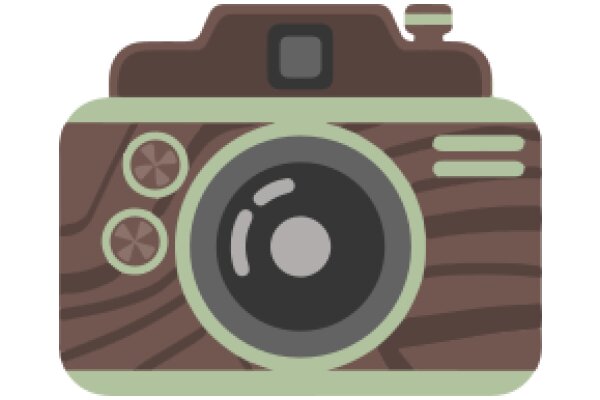 Vintage Camera Icon: A Digital Artwork