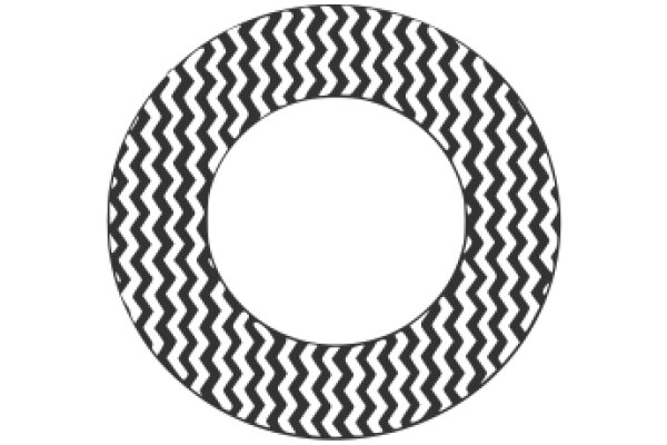 A Solid Circle in a White Background