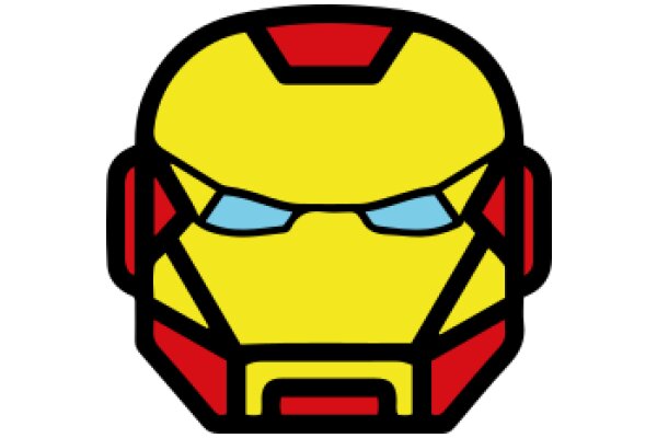 Vividly Stylized Iron Man Logo