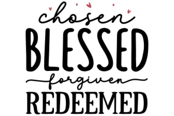 Chosen Blessed Forgiven Redeemed