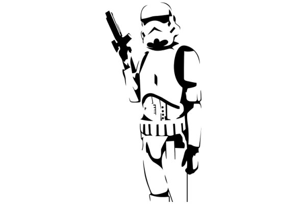 Stormtrooper Silhouette: A Tribute to the Iconic Character from Star Wars