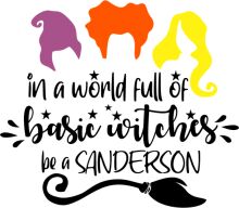 In a World Full of Basic Witches, Be a Sanderson