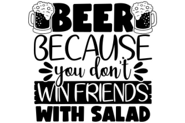 Beer, Beer, Beer: A Humorous Take on Friendship and Salad