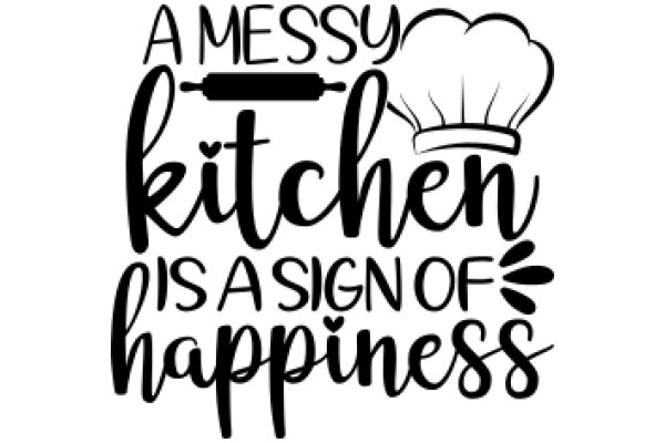 A Messy Kitchen is a Sign of Happiness