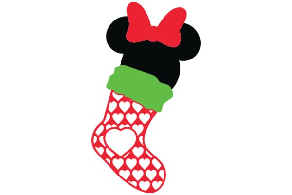 A Festive Minimalist Mickey Mouse