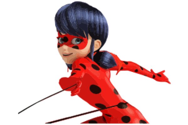 Vivid Visions: A 3D Animation of a Ladybug Superhero