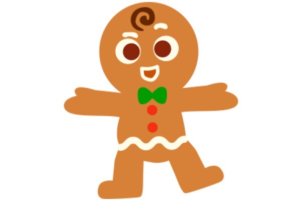 Delightful Gingerbread Cookie with a Smile