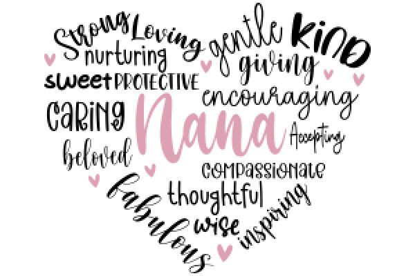 A Heartfelt Tribute to Nana: A Collection of Loving Words and Affirmations