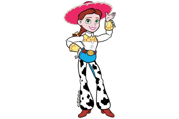 Cowgirl Adventures: A Cartoon Character's Journey