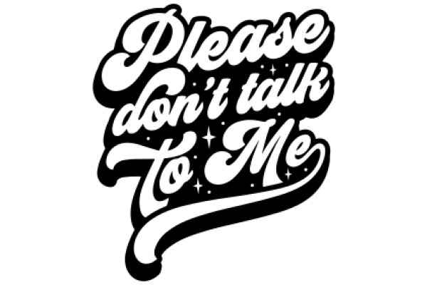 Please Don't Talk to Me: A Graphic Design