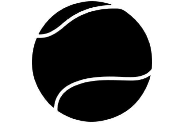 Simplistic Tennis Ball Icon