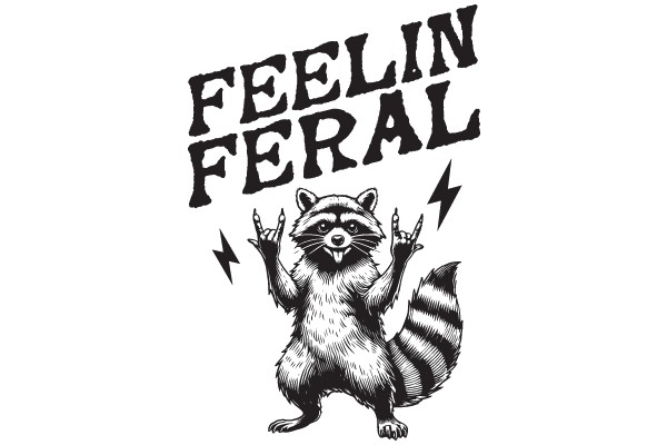 Feelin' Feral: A Playful Take on the Raccoon's Reputation