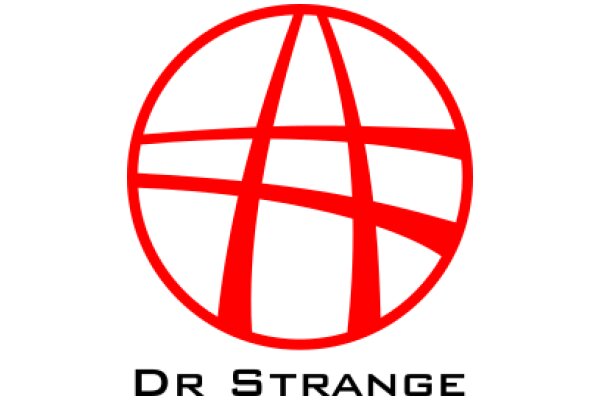 Red and White Logo for Dr. Strange