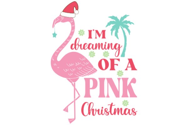 Flamingo Christmas Greeting: A Pink Dream of Festive Fun