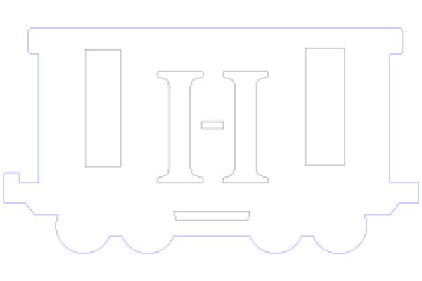 Stylized Letter 'H' in a Modern, Minimalist Design