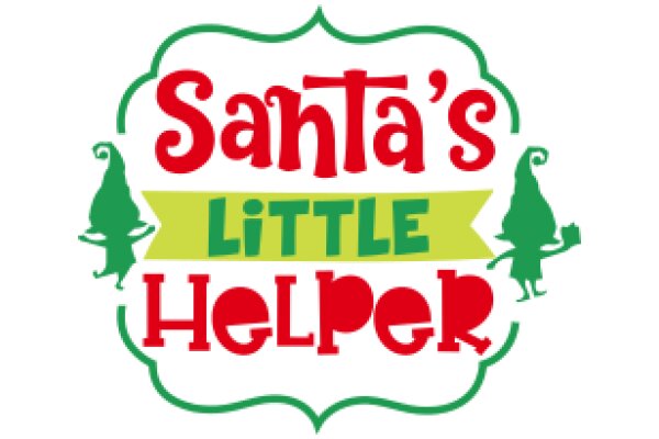 Santa's Little Helper: A Festive Logo