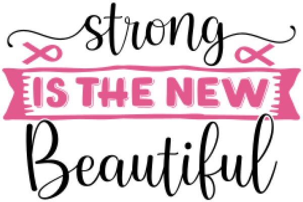 Strong is the New Beautiful: A Pink Ribbon for Breast Cancer Awareness