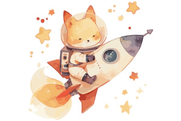 A Whimsical Adventure: An Astronaut Cat's Journey Through the Stars