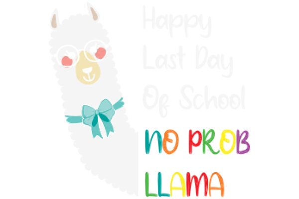 Happy Last Day of School: No Prob Llama