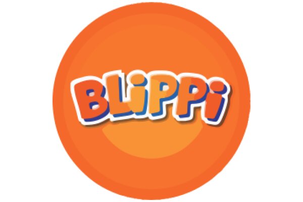 Vibrant Orange Logo with the Word 'BLIMPI' in Stylized Lettering