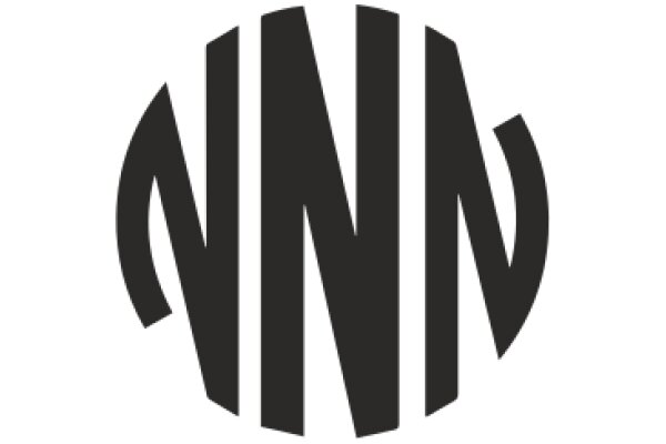 Stylized Logo of 'NINN' with a Curved Design