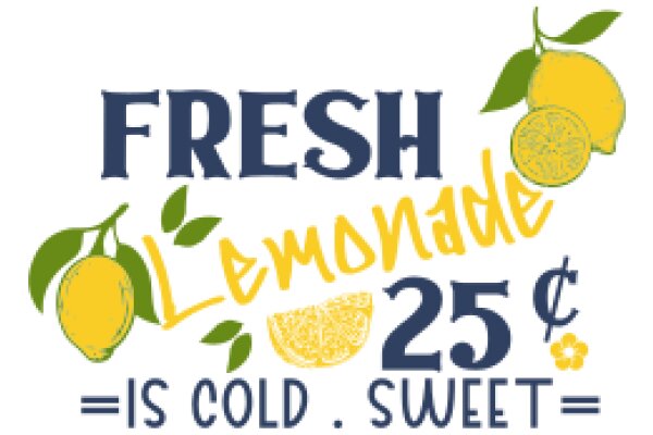 Fresh Lemonade: 25¢ per Glass, Cold and Sweet