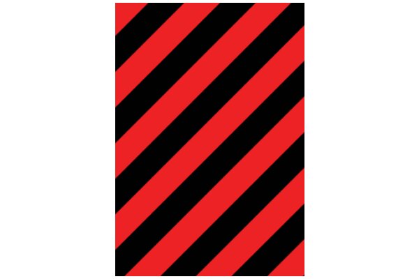 Vibrant Red and Black Striped Pattern