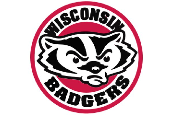 Wisconsin Badgers Logo on a White Background