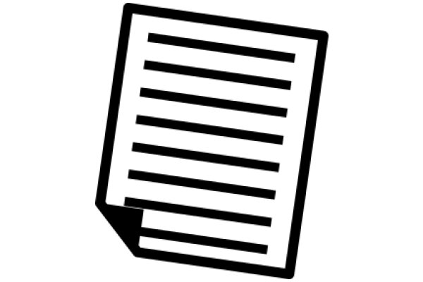 Simplified Icon of a Document