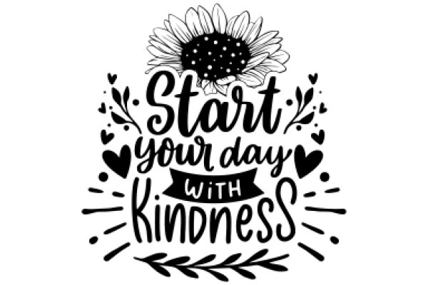 Start Your Day with Kindness: A Daily Affirmation Poster