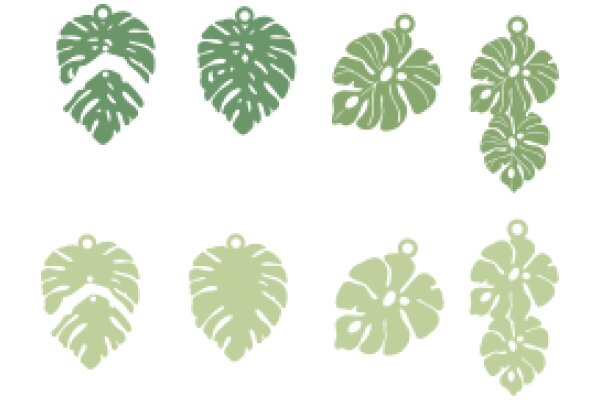 A Collection of Green Leaf Designs