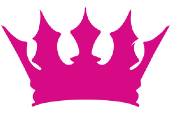 Vivid Pink Crown with Detailed Design