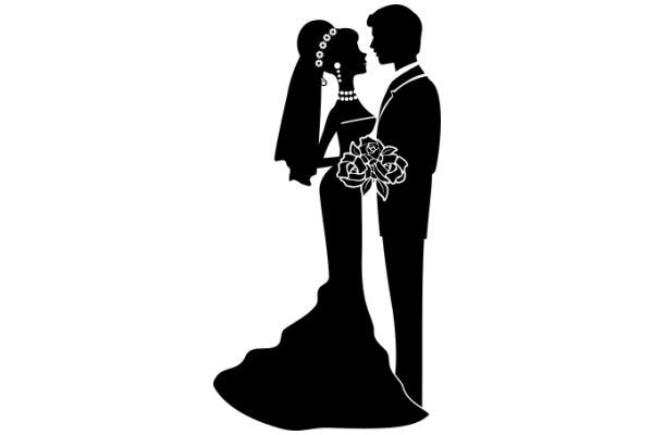 A Silhouette of Love: A Couple's Special Day