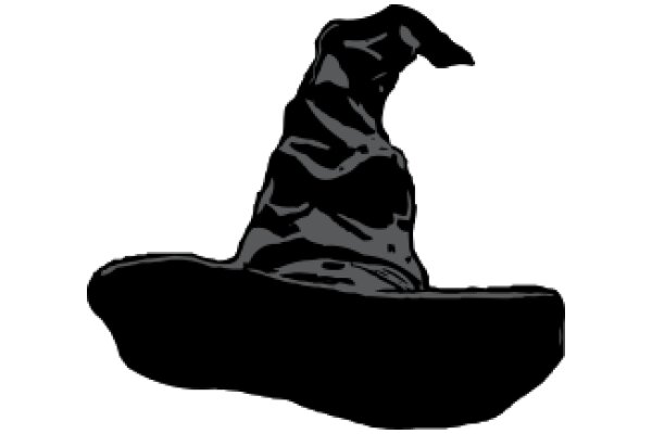 A Silhouette of a Wizard's Hat and Cloak