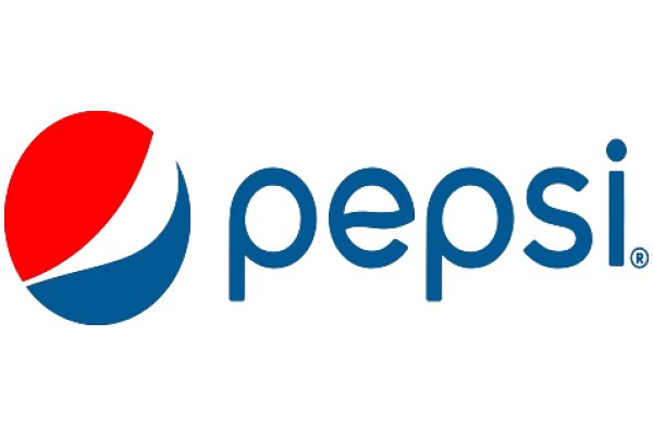 Pepsi Logo with the Word 'Pepsi' in Blue